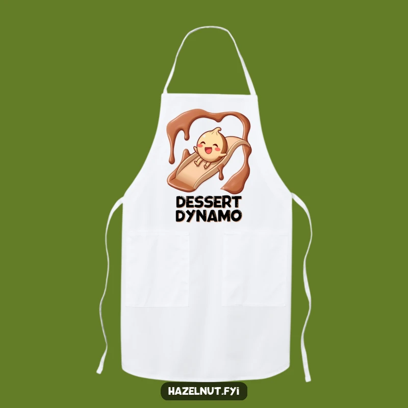 Funny Chocolate Slide Hazelnut Apron: Cook with Sweet Fun and This Design