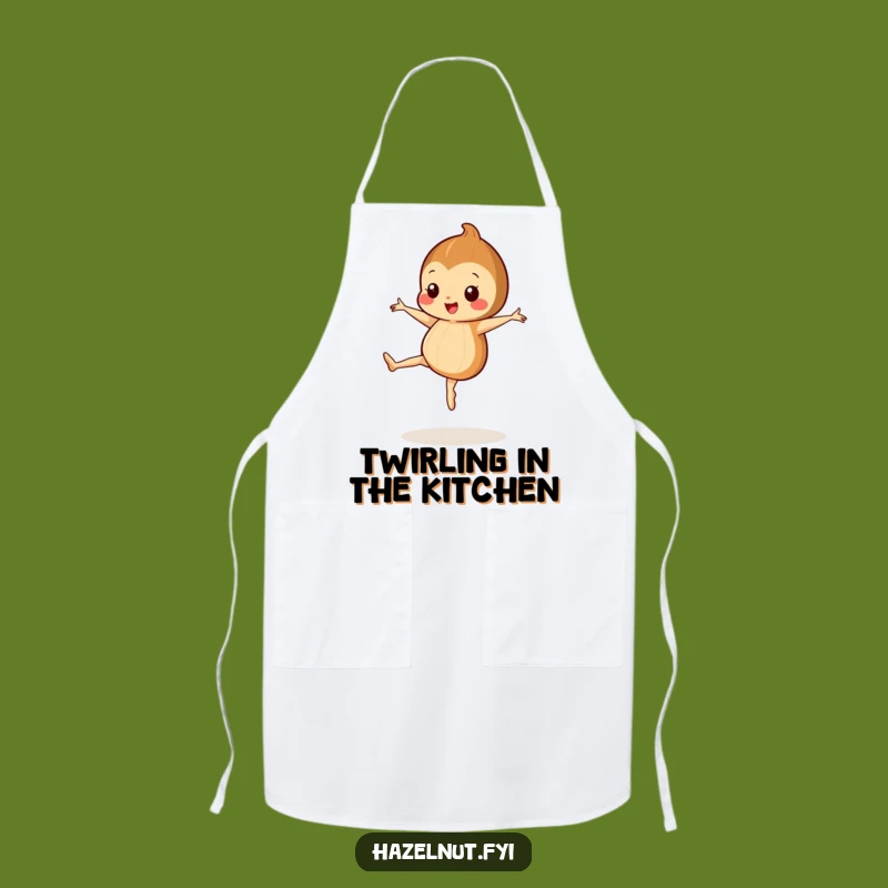 Funny Hazelnut Ballet Apron - Cook with Grace - Great Kitchen Gift