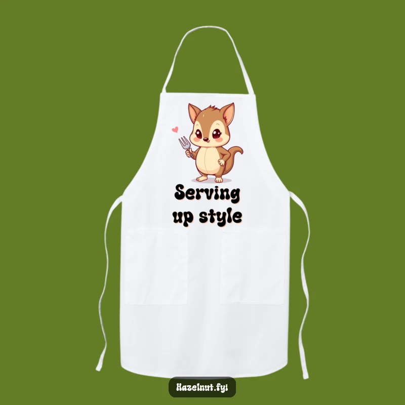 Funny Hazelnut Fashion Apron: Cook with Style & Flair!