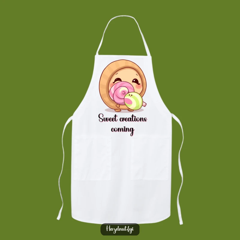 Funny Sweet Treat Hazelnut Apron: Cook with Curious Delight