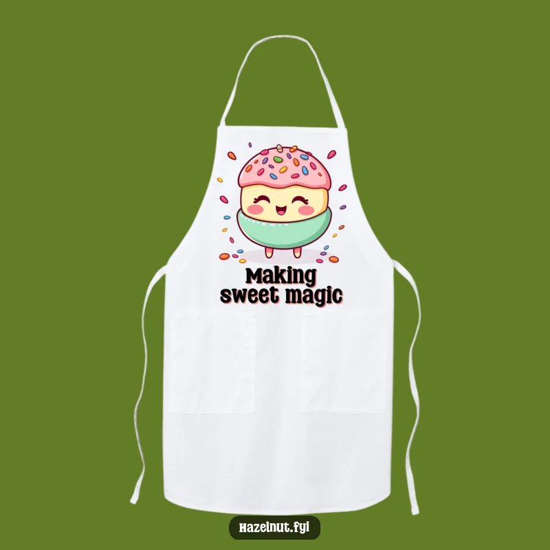 Funny Macaroon Juggling Apron: Chef Treat, Kitchen Humor & Hilarious Cooking Gift
