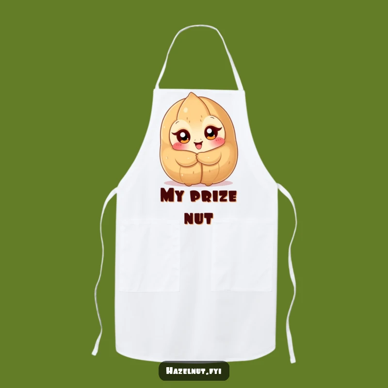 Funny Hazelnut Hug Apron: Nutty Character Cooking Delight Funny Gift