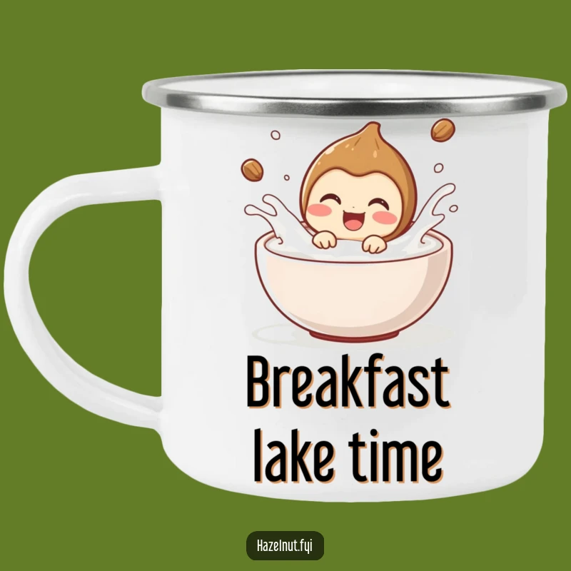 Funny Hazelnut Camp Mug: Splash of Fun! - Awesome Funny Gift