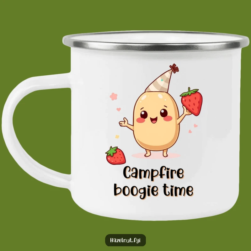 Funny Hazelnut Camp Mug: Party Under the Stars