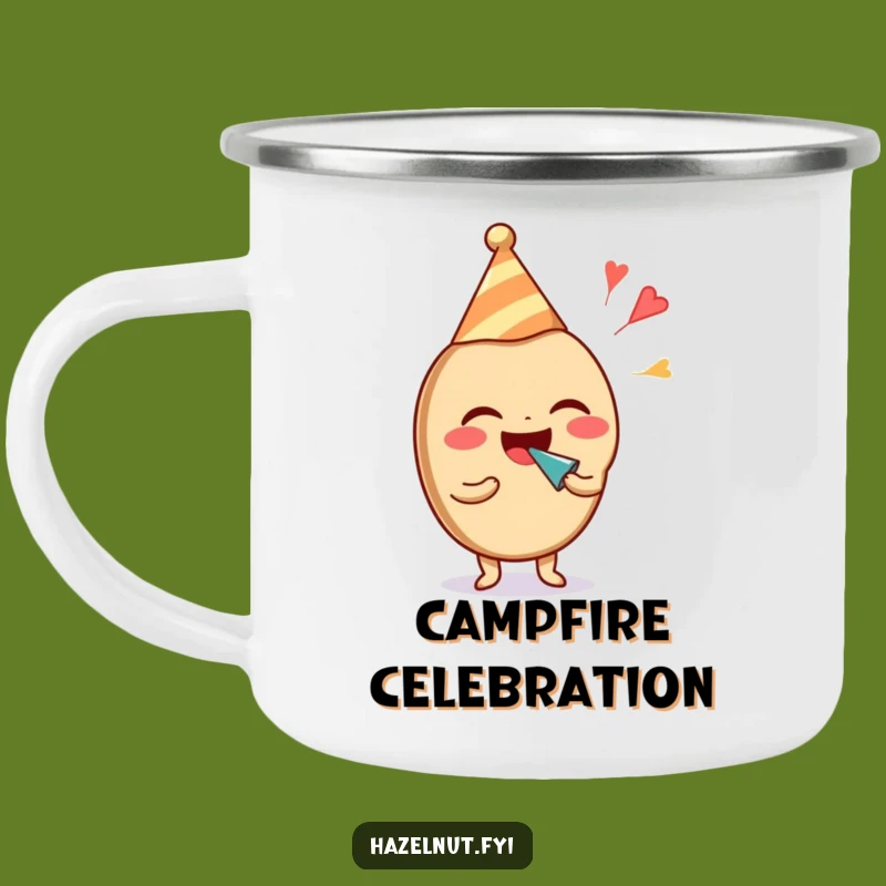 Funny Hazelnut Camp Mug: Party Anywhere! - Awesome Funny Gift