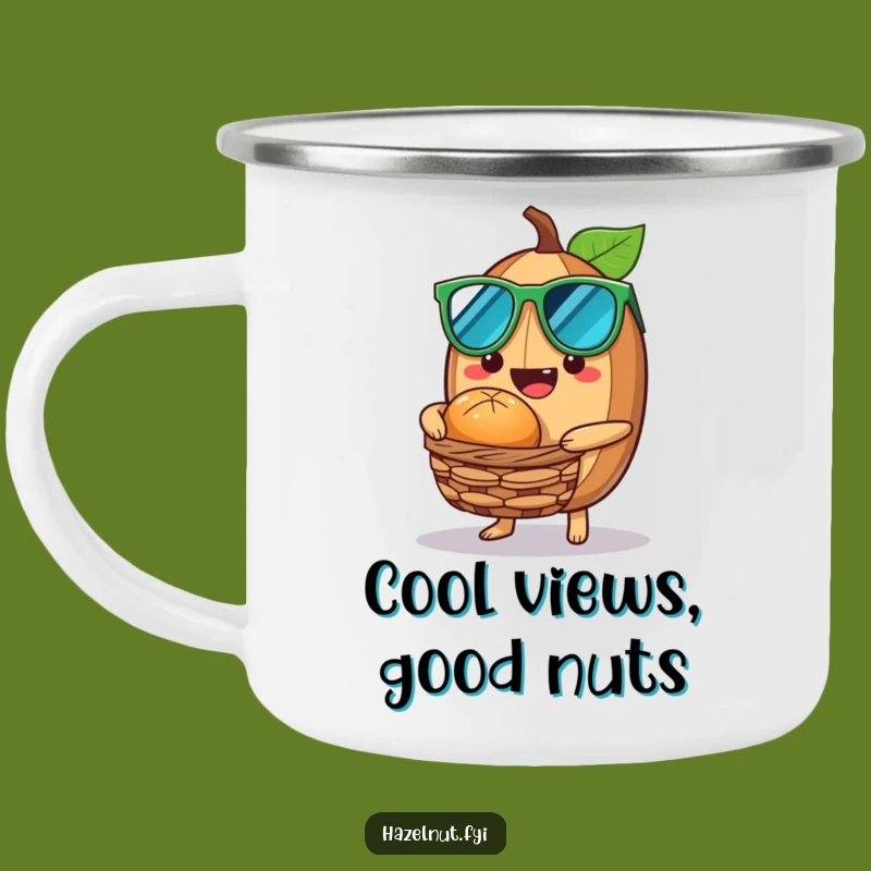 Funny Cool Hazelnut Camping Mug - Shady Sips, Great Funny Gift