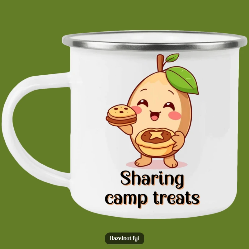 Funny Hazelnut Pie Camping Mug: Share Warmth on Adventures