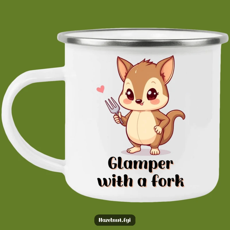Funny Hazelnut Fashion Camping Mug: Sip in Style on Adventures!
