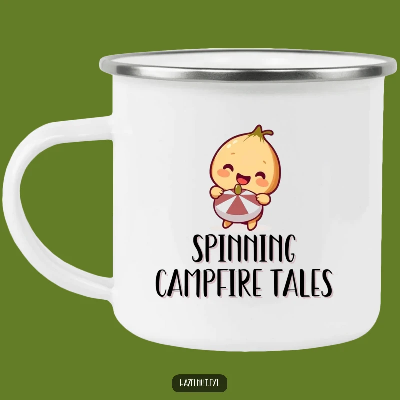 Funny Spinning Hazelnut Camping Mug - Playful Adventures, Great Funny Gift
