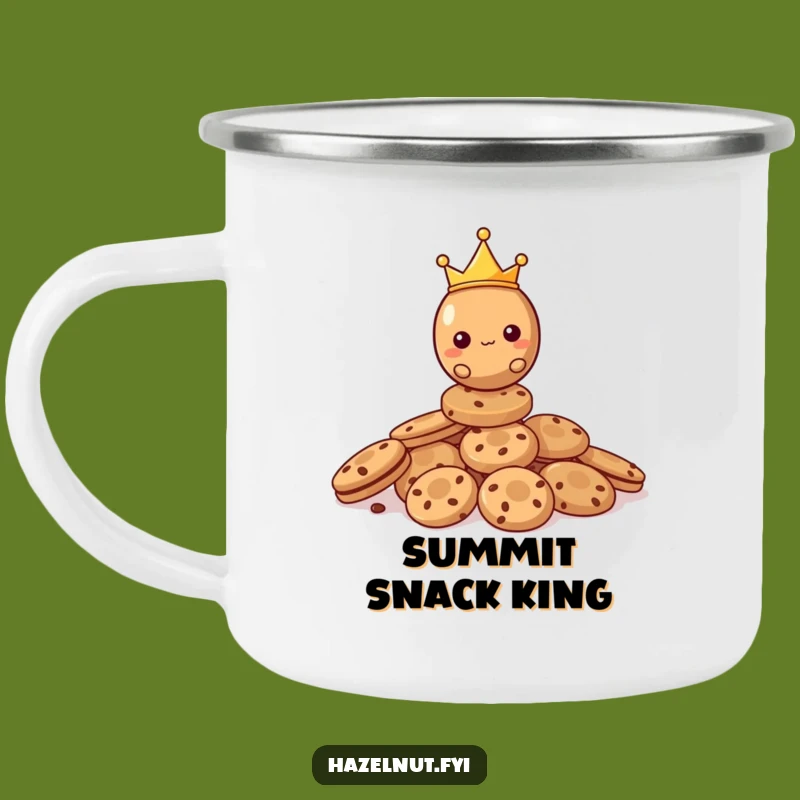 Funny Royal Hazelnut Camping Mug - Adventure Fuel for Royalty, Funny Gift