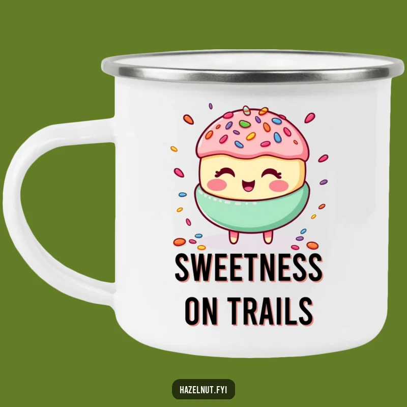 Funny Macaroon Juggling Camping Mug: Durable Treat, Outdoor Fun & Hilarious Gift
