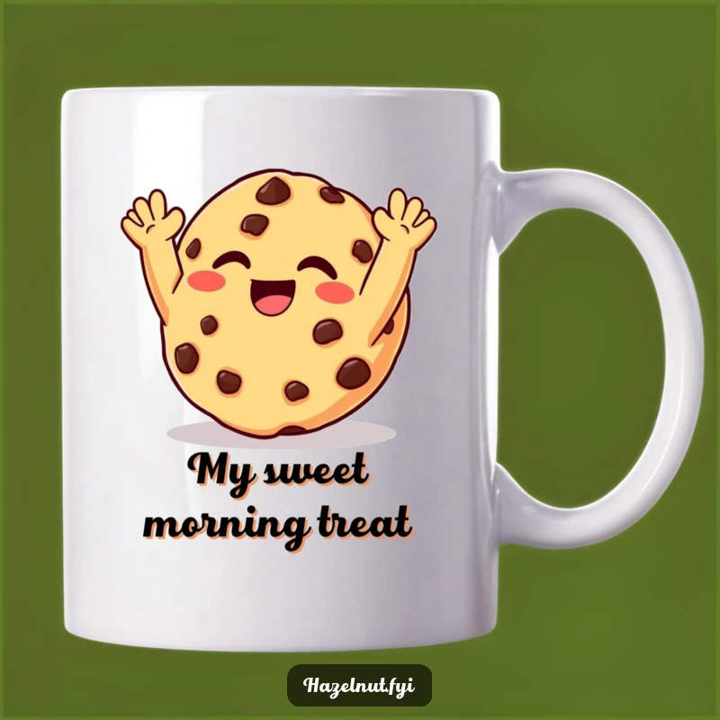Funny Cookie Delight Mug: Giggling Chocolate Chip Bean, The Ultimate Funny Gift