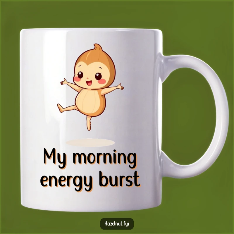 Funny Hazelnut Ballet Mug - Whimsical Dancer Gift for Nut Lovers