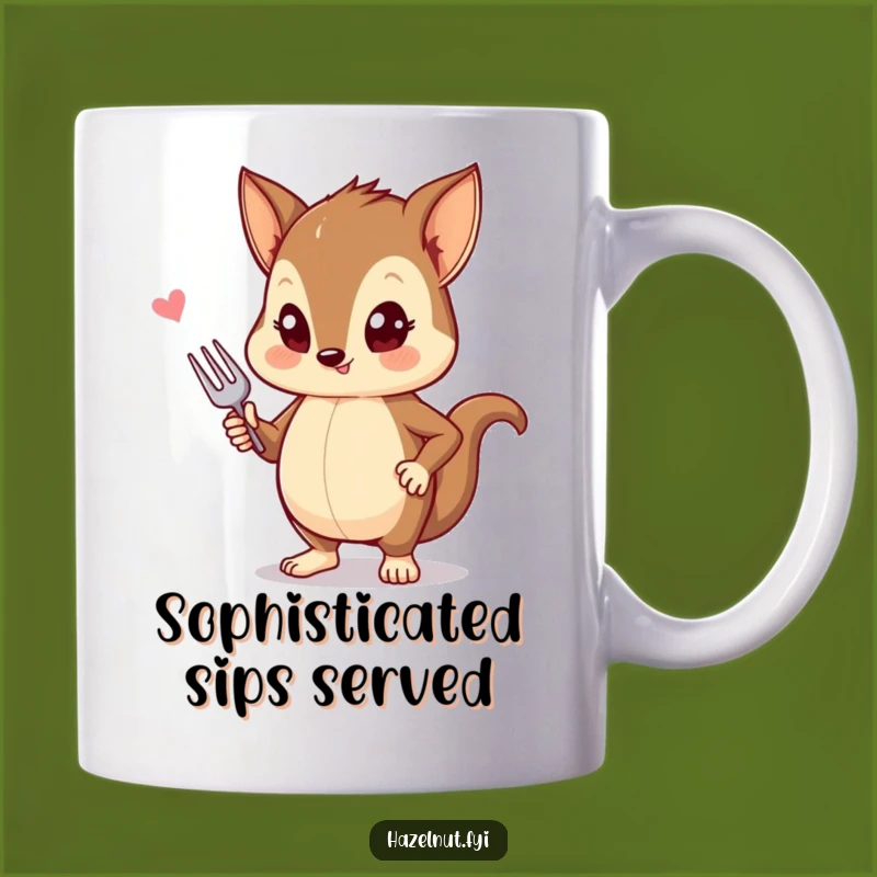 Funny Hazelnut Fashion Mug: Chic Foodie Gift for Stylish People!