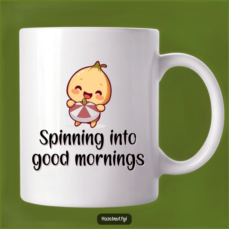 Funny Spinning Hazelnut Mug - Playful Nutty Fun, Perfect Funny Gift