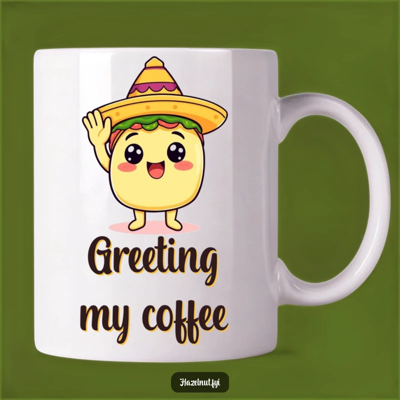 Funny Taco Salute Mug: Happy Food For A Hilarious And Festive Gift