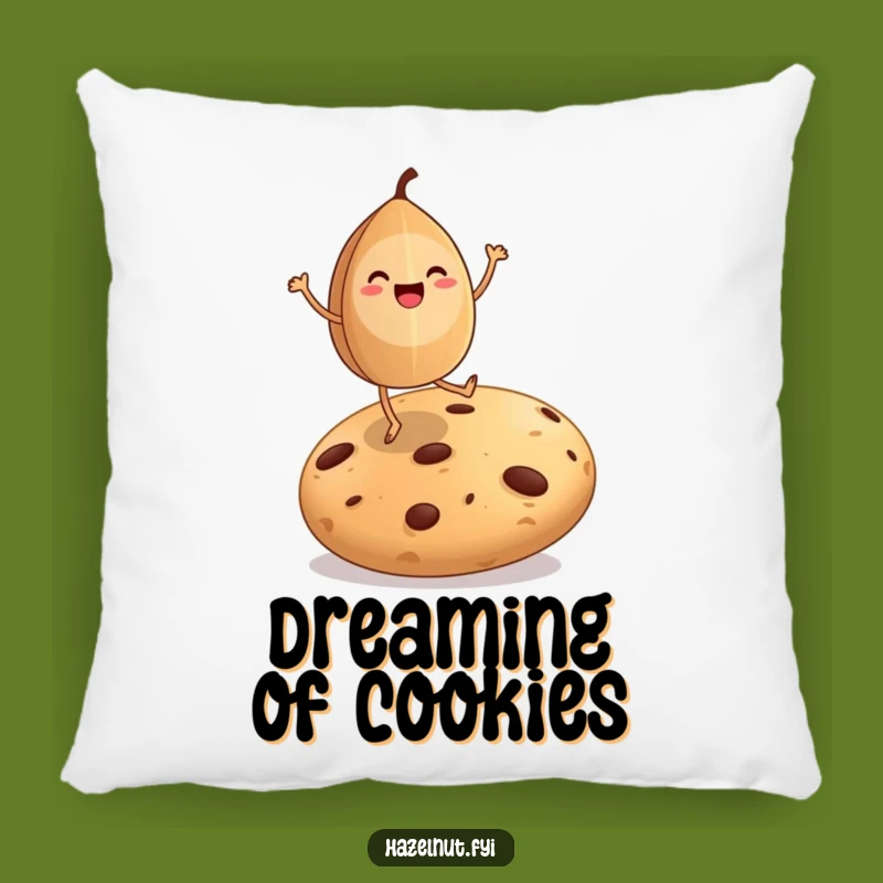 Funny Hazelnut Dance Pillow: Cozy Comfort with a Nutty Sweetness