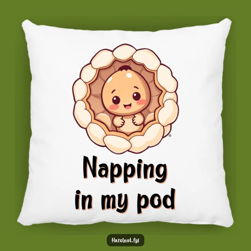 Funny Hazelnut Popcorn Pillow: Cozy Comfort with a Pop