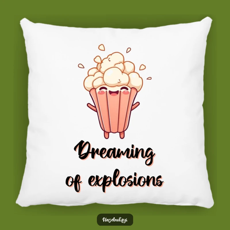 Funny Popcorn Kernel Pillow: Cozy Bursting, Soft & Hilarious Decorative Accent