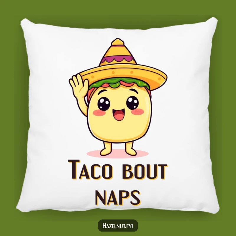 Funny Taco Pillow: Happy Food For A Comfy Hilarious Gift