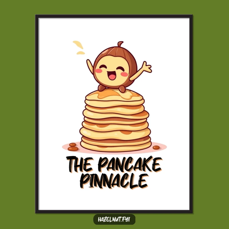 Funny Hazelnut Art Print: Dramatic Flair for Your Space