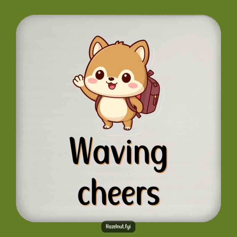 Funny Hazelnut Coaster Set: Protect Surfaces with Adventurous Humor