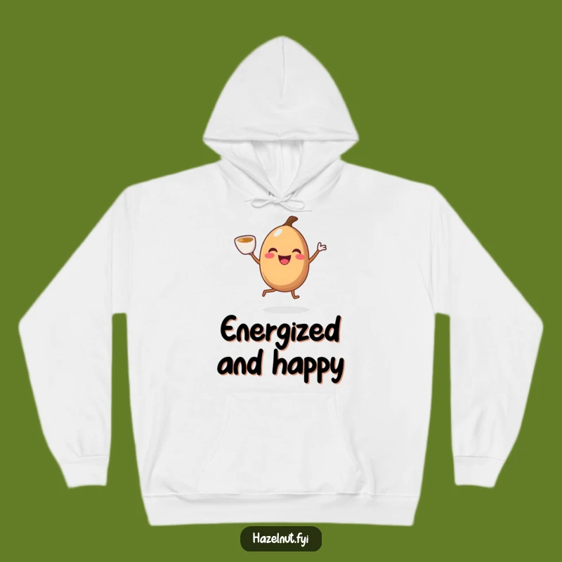 Cozy Funny Jiggling Hazelnut Hoodie: Warm & Hilarious Gift for Coffee Lovers