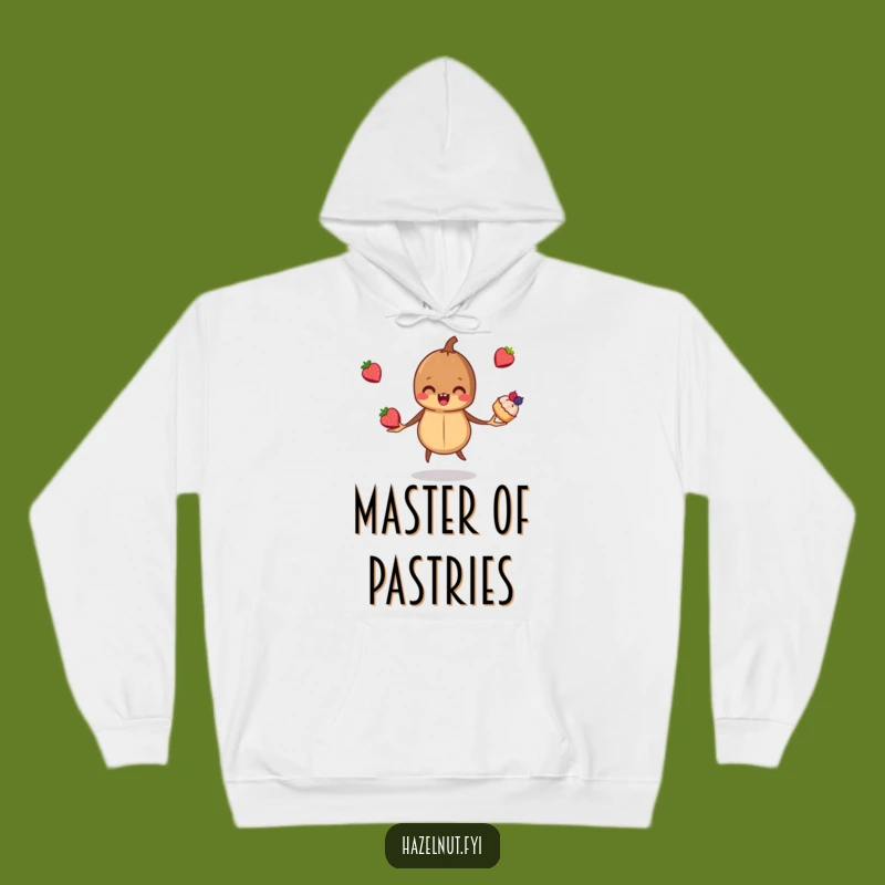 Funny Hazelnut Pastry Hoodie: Cozy Juggling Nut Apparel, Awesome Gift Idea
