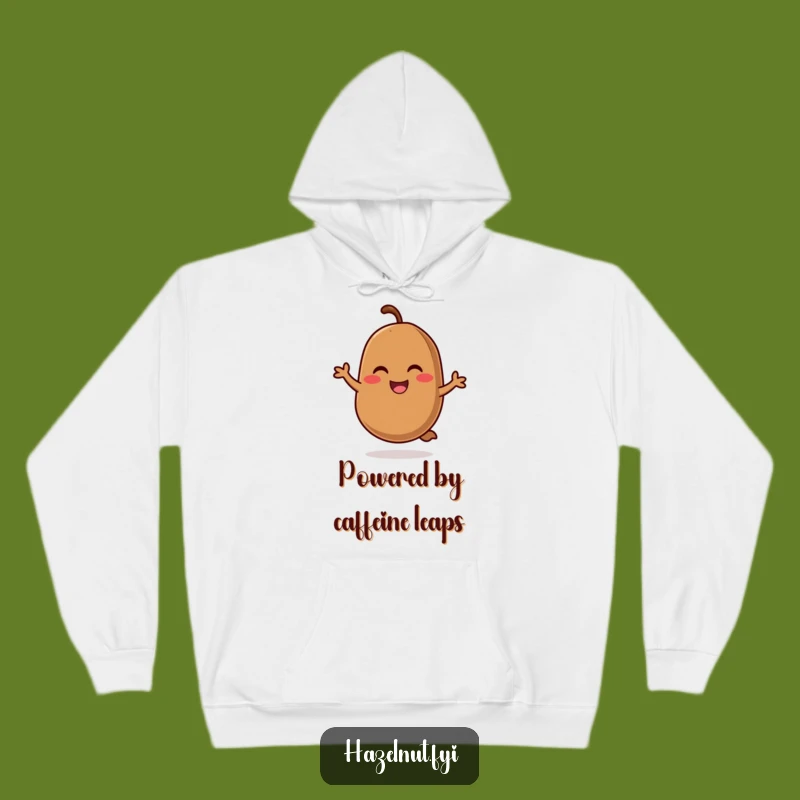 Funny Coffee Bean Hop Hoodie: Cozy Cheerful Bean Sweatshirt, Your New Favorite Funny Gift