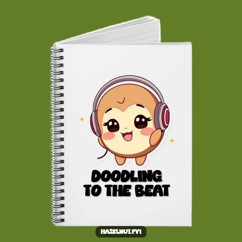 Funny Hazelnut Music Notebook: Jot Down Your Groovy Ideas