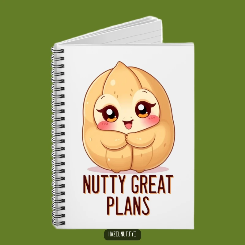 Funny Hazelnut Hug Notebook: Nutty Character Delightful Journal Funny Gift