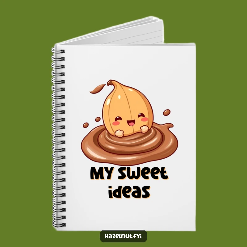 Funny Hazelnut Notebook: Chocolate Dreams - Write with Sweet Joy