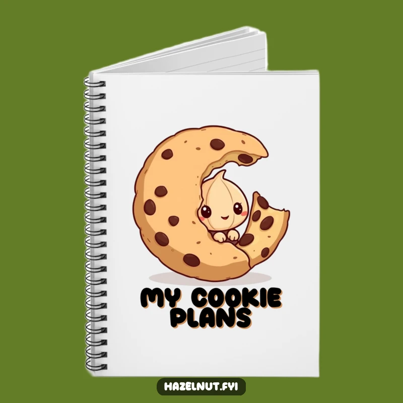 Funny Hazelnut Notebook: Snack Secrets - Write with Mischievous Cookie Humor