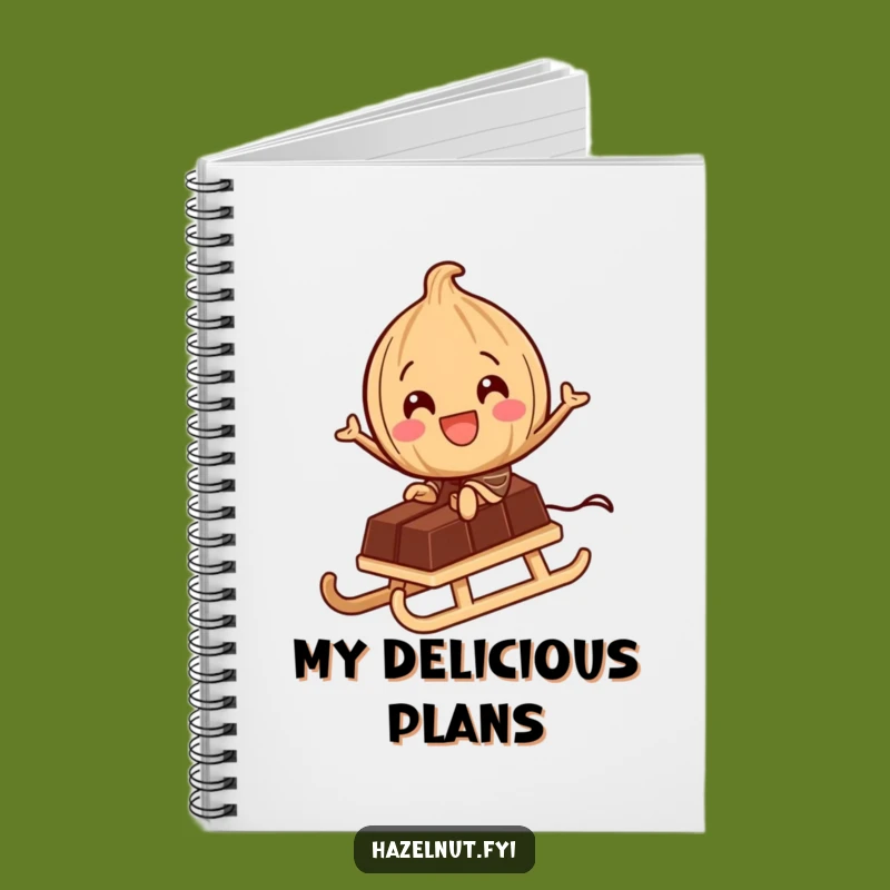 Funny Hazelnut Adventure Notebook: Jot Down Your Sweetest Ideas
