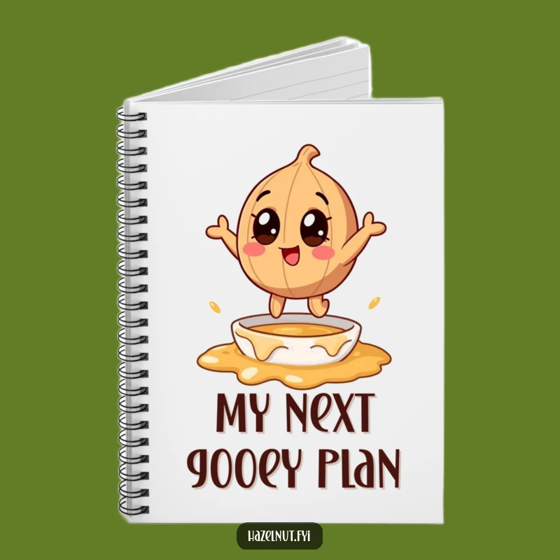 Hazelnut Caramel Leap Notebook: Funny Journal for Sweet Ideas!