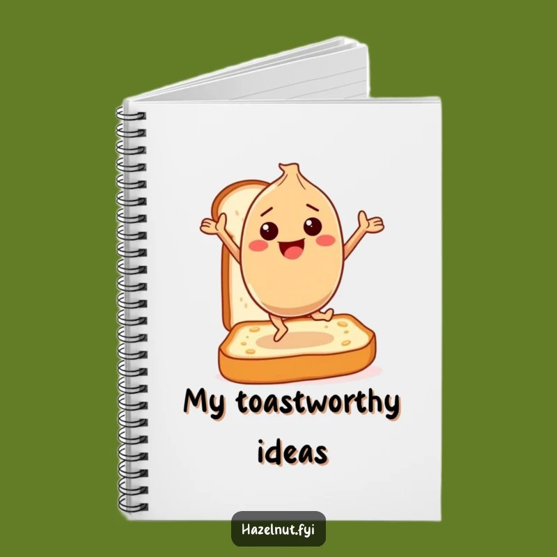 Funny Hazelnut Dance Notebook: Jot Down Your Nuttiest Ideas