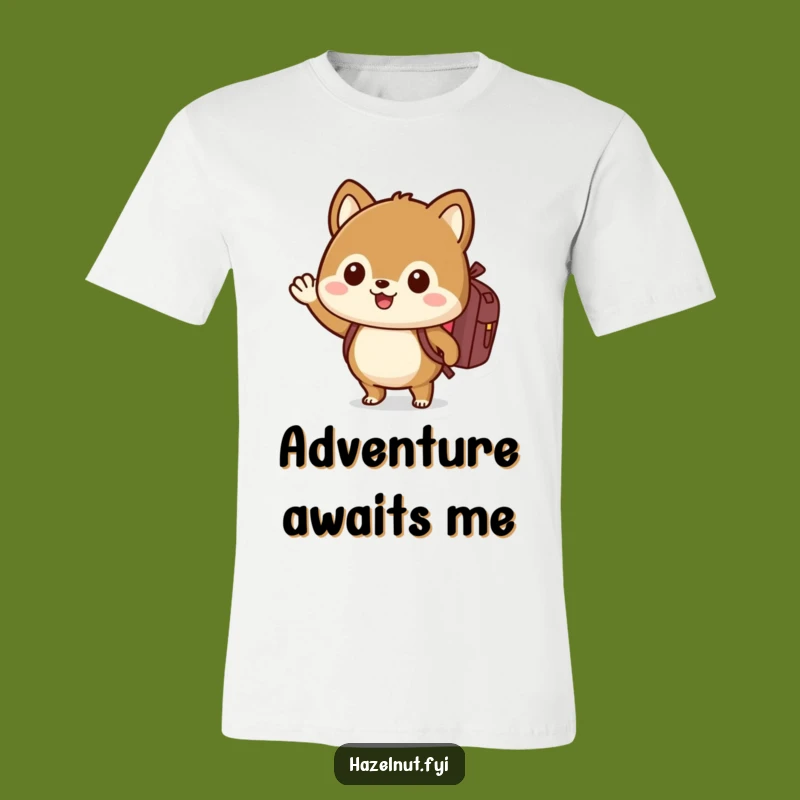 Funny Adventurous Hazelnut T-Shirt: Show Your Enthusiastic Wanderlust