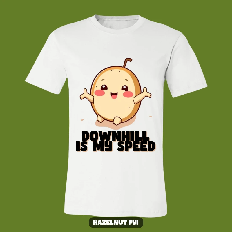 Funny Rolling Hazelnut T-Shirt: Wear Your Uninhibited Joy
