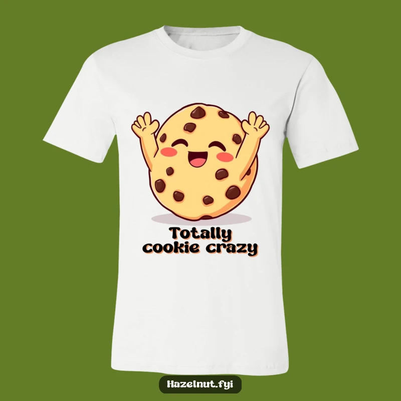 Funny Cookie Delight T-Shirt: Giggling Chocolate Chip Tee, An Ideal Funny Gift