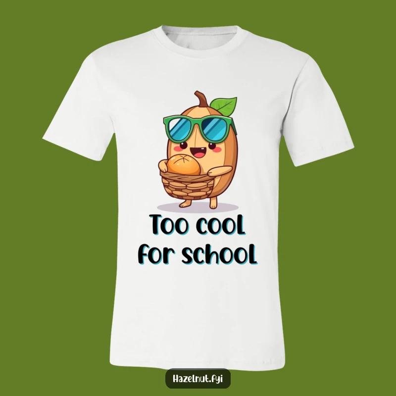 Funny Cool Hazelnut T-Shirt - Shady Nutty Treats, Great Funny Gift