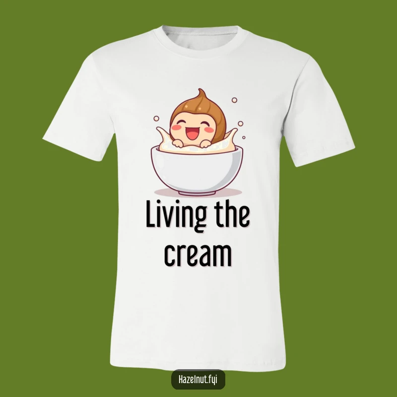 Funny Laughing Hazelnut T-Shirt: Wear Your Joyful Splash with Hilarious Style