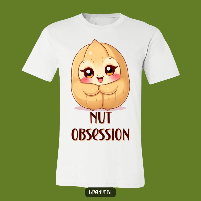 Funny Hazelnut Hug T-Shirt: Big Eyes Nutty Character Delight Funny Gift Tee