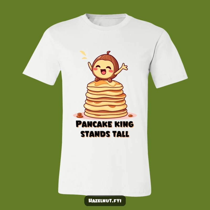 Funny Pancake Pose Hazelnut Tee: Strike a Dramatic Style