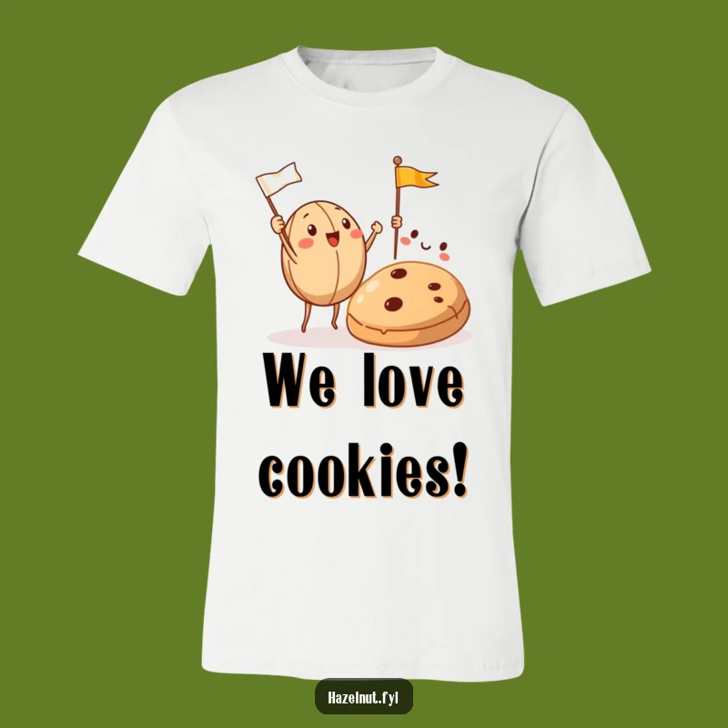 Funny Hazelnut Cookie Tee - Comedic Snack Support Apparel Gift
