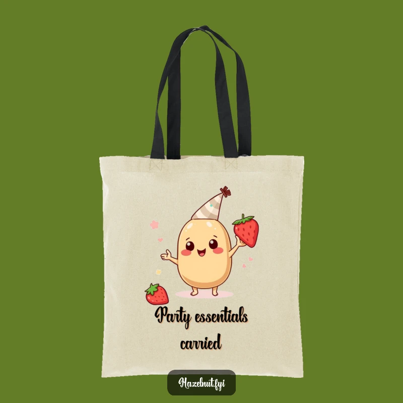 Funny Hazelnut Party Tote: Carry Your Celebration Style